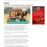 Ostern: 200. Basketballcamp am Hagerhof