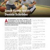 Louis Keber trifft Dennis Schröder